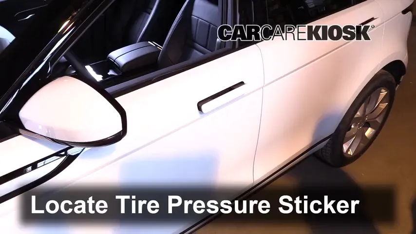 2020 Land Rover Range Rover Evoque SE 2.0L 4 Cyl. Turbo Tires & Wheels Check Tire Pressure